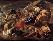Poussin, Helios and Phaeton with Saturn and the Four Seasons